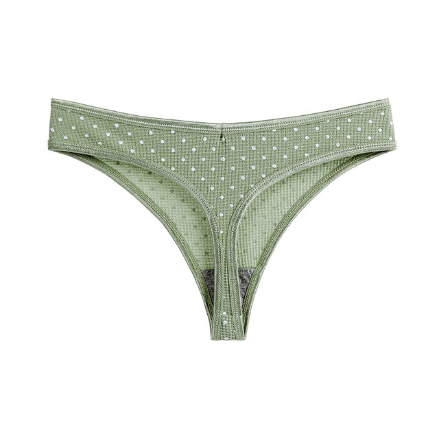 3 packs of Japanese sweet and comfortable pure cotton thongs for women, breathable, comfortable and non-stiff, daily wear, seamless sports T-string pants