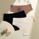 3-pack of European and American ice silk one-piece seamless underwear for women 2026 new tummy-controlling butt-lifting half-covering briefs for women