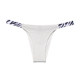 Sexy pure cotton zebra pattern sports half hip underwear for women