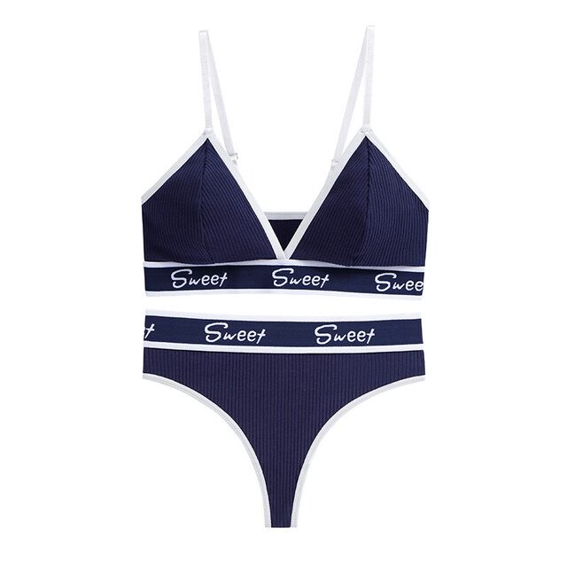 European and American sexy sports fitness yoga bra set
