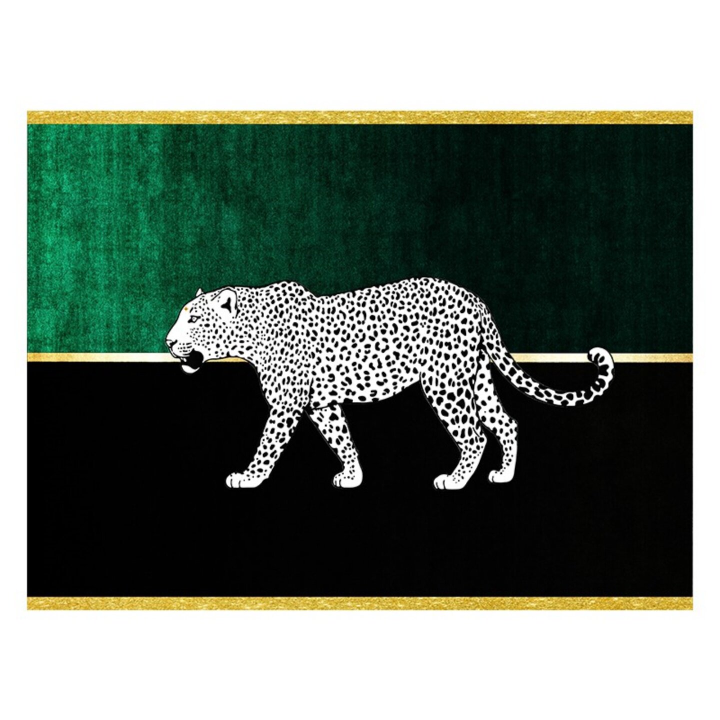 轻奢现代鎏金美式豹子个性客厅大地毯卧室高级感沙发茶几毯全铺垫