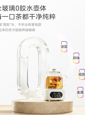 美的华凌全玻璃恒温多功能养生壶