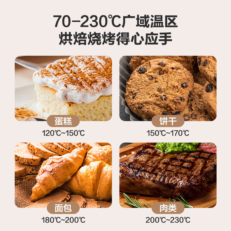 midea家用小型35l家庭台式电烤箱 美的电烤箱