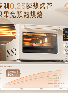 美的40L空气炸烤箱瞬热Q40二代