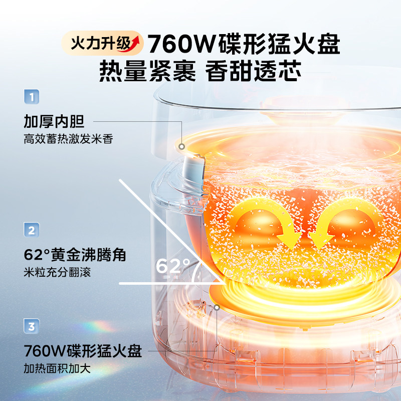美的电饭煲家用多功能大容量电饭锅5升L智能预约煮饭不粘锅正品