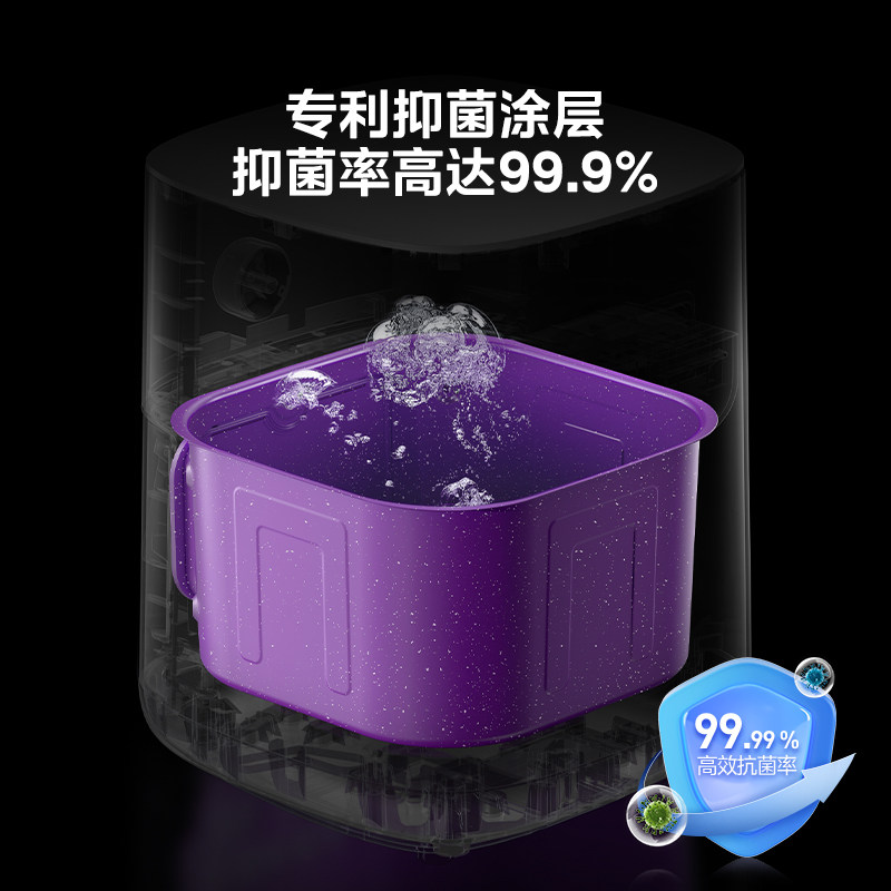 美的小炎烤空气炸锅家用新款多功能大容量一体全自动可视电烤箱