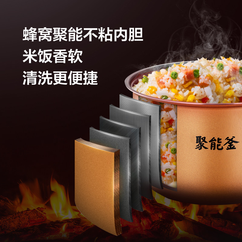 美的3升家用迷你小型多功能电饭锅 美的电饭煲