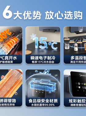 美的管线机10~100°C随心畅饮！
