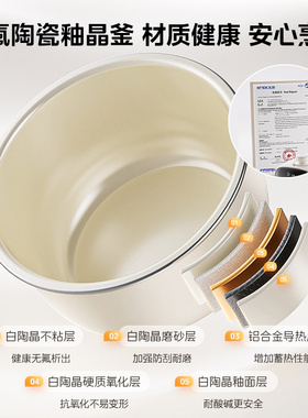 美的可爱多微压电饭煲