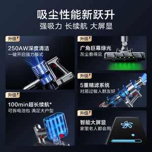 美的无线轻巧吸尘器家用手持小型大吸力车载吸猫毛轻量吸尘清洁Q7