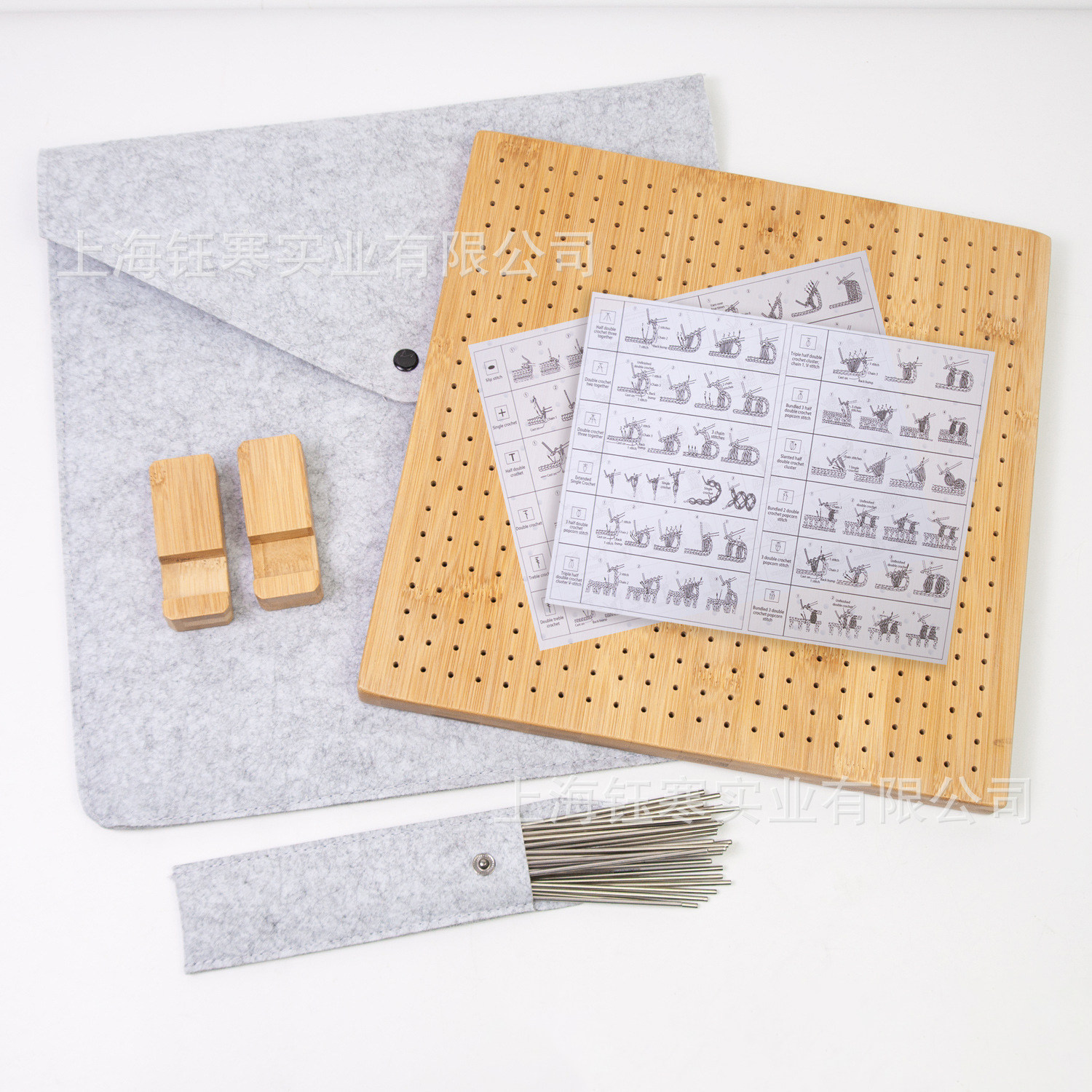 Blockingboard Wool Woven Board Bamboo Wood