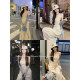F PROJECT Beverly Hills Tubeless Wide Leg Pants suit Women's Summer Relaxing Casual Set two-piece