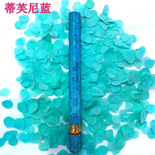 Синий литлон свадебный свадебный лепесток дождь свадебный паттер ручной работы. Бедный пушка