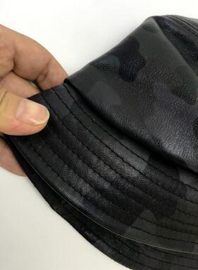迷彩日本绵羊皮通用渔夫帽