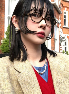 MONA张绮贤同款字母珍珠项链