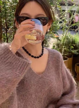 新中式黑玛瑙极简风项链