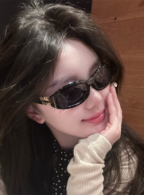 miu系欧美风辣妹高级感猫眼墨镜