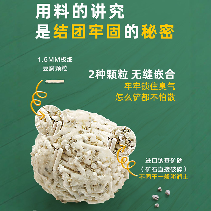 n1混合猫砂3包玉米豆腐矿石非膨润土除臭无尘猫咪用品大包ni猫沙