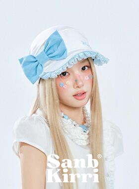 SANB绑带帽套头帽修饰脸型千禧