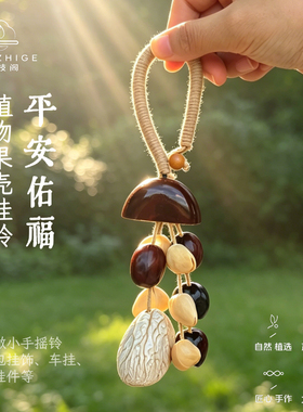 植物果壳挂铃包挂车载装饰礼物