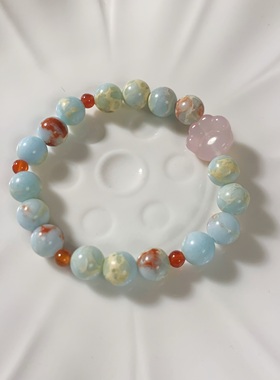 代流通处寿山石玛瑙手串