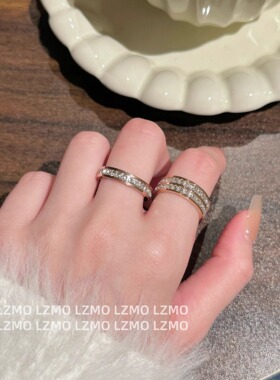 LZMO满天星戒指女钛钢不掉色