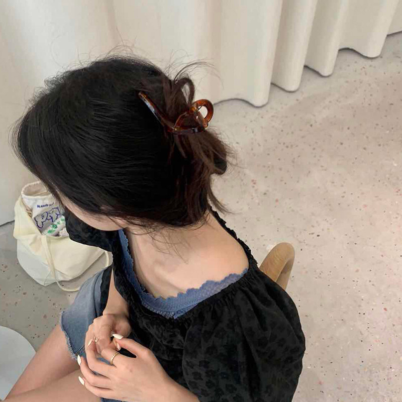 甜酸复古头饰后脑勺发卡女森系仙女超仙夹子洗澡发夹抓夹固定头发_虎窝淘