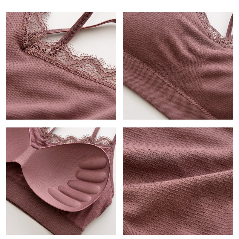 交叉美背吊带网红爆款聚拢打底裹胸 赤媚抹胸