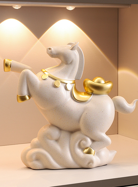 马上有钱酒柜装饰摆件