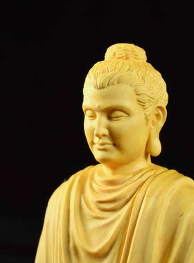 工艺品家用供奉装饰黄杨木雕