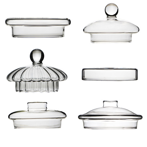 耐高温玻璃杯盖子 圆形马克杯玻璃杯盖 玻璃茶壶盖水杯盖子防尘盖 - 图3