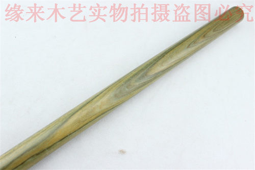 包邮绿檀木红木短棍武术长棍太极鞭杆魔杖汽车防身武器棍子 - 图1