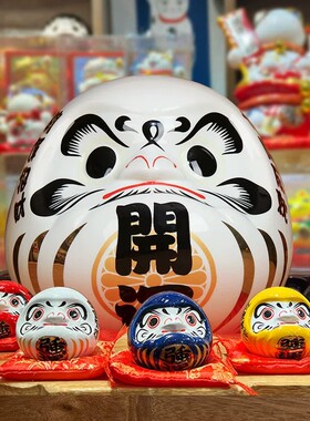 开运达摩桌面摆件寿司店铺