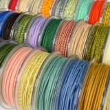 Плетеные четки бодхи с кисточками, четки из круглых бусин из грецкого ореха, 1.2mm