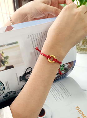 2026年新款平安扣编绳手链情侣款