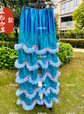 舞狮道具用品表演裤子鞋子醒狮专用裤成人大人儿童南狮裤子鞋子