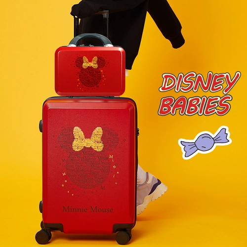 Дисней, красный чемодан, 20 дюймов, 24 дюймов