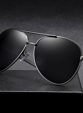 男士个性痞帅高清偏光蛤蟆太阳镜