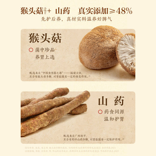 【百亿补贴】五谷磨房猴头菇山药粉芡实粉淮山粉代餐营养早餐饱腹 - 图2