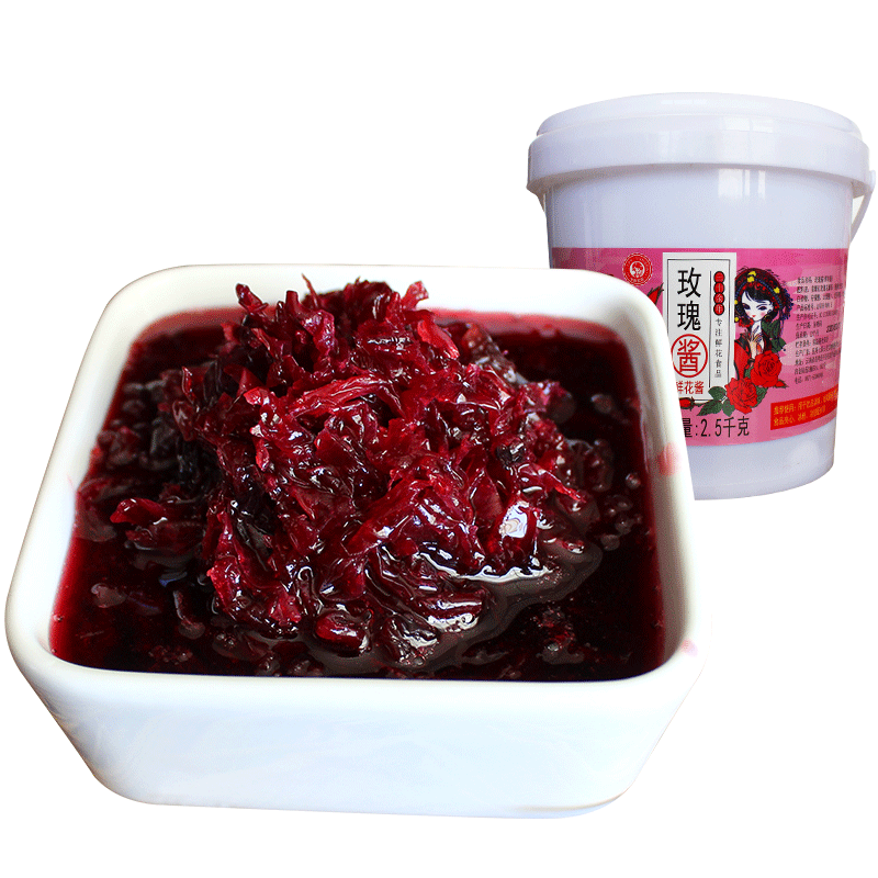 七彩云花玫瑰酱5斤玫瑰花糖鲜花面包商用果酱烘焙馅料冰粉粉配料,淘宝优惠券,粉丝福利购,淘宝优惠卷
