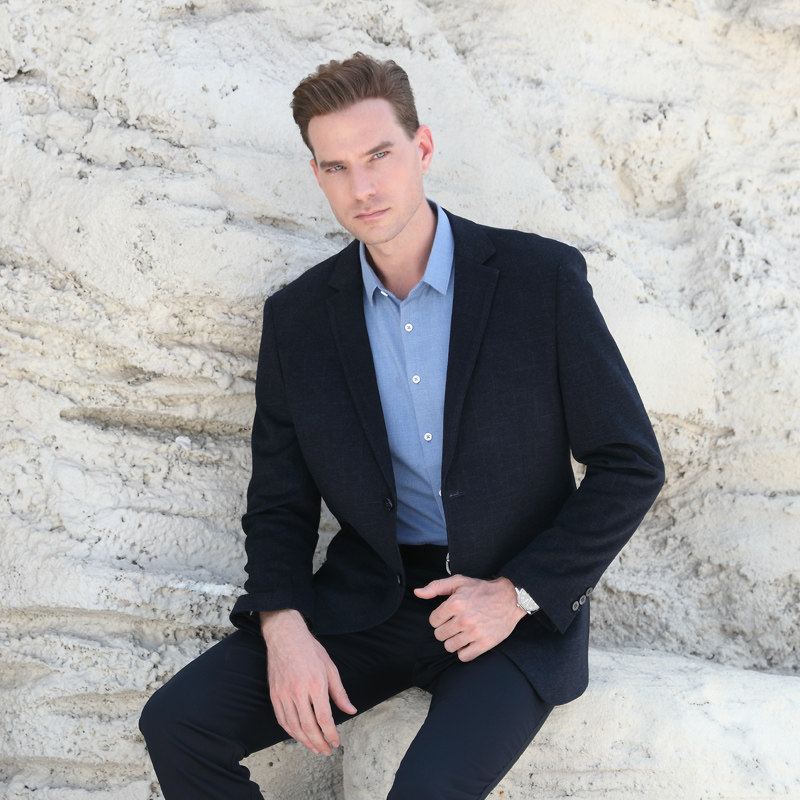 迪仕尼奴男西装外套青年深色宽松合体商务百搭休闲长袖英伦西单,淘宝优惠券,粉丝福利购,淘宝优惠卷