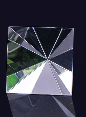 透明金字塔水晶玻璃桌面摆饰镇纸