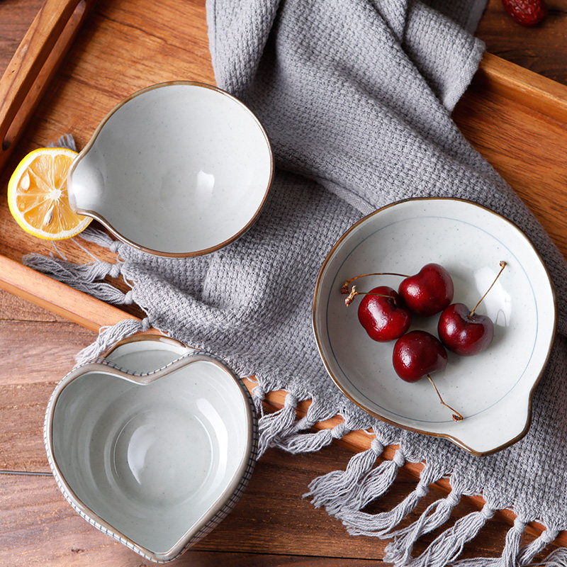 和风日式餐具饭碗商用陶瓷米饭碗小汤碗创意酒店饭店餐饮具碗单个