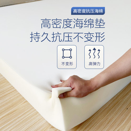定制海绵床垫单双人垫子1.5米1.8米学生床学生榻榻米沙发垫包邮 - 图2