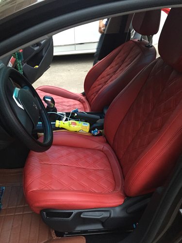 长沙订做包真皮座椅标致408  308 新408 3008改装真皮座椅套坐垫 - 图1