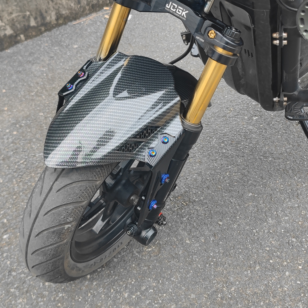 适用九号机械师M95c小牛uqi+/N1S/电动车改装33芯185开单前挡泥板 - 图0