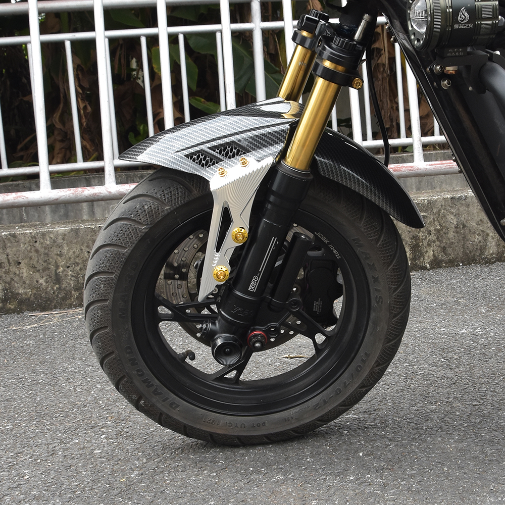 适用九号机械师M95c小牛uqi+/N1S/电动车改装33芯185开单前挡泥板 - 图2