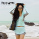 TOSWIM women's split sun protection swimsuit