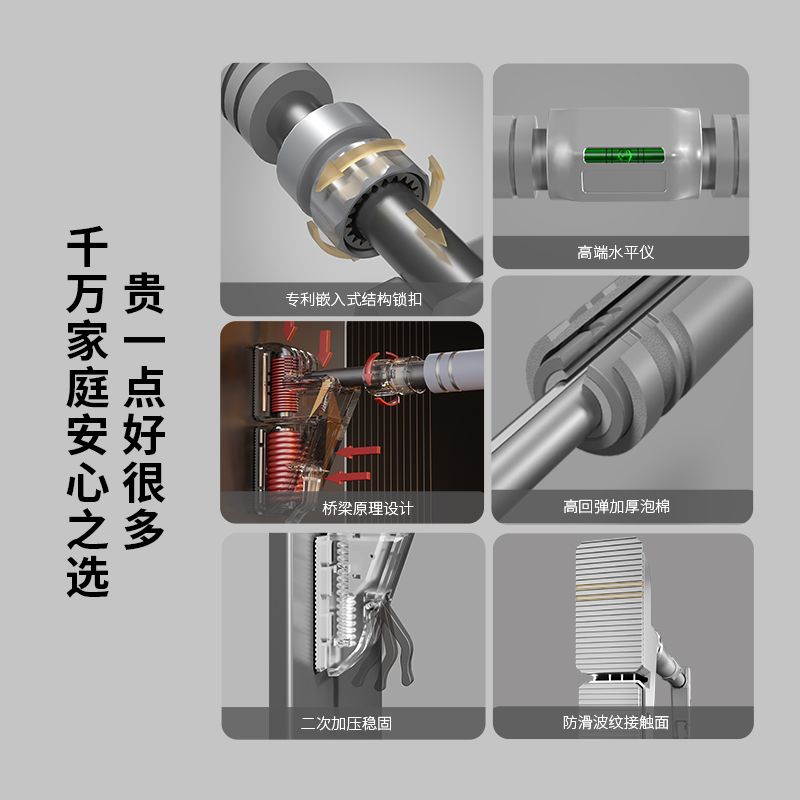 施耐德单杠家用室内健身器材引体向上器儿童免打孔墙体门上家庭-图1