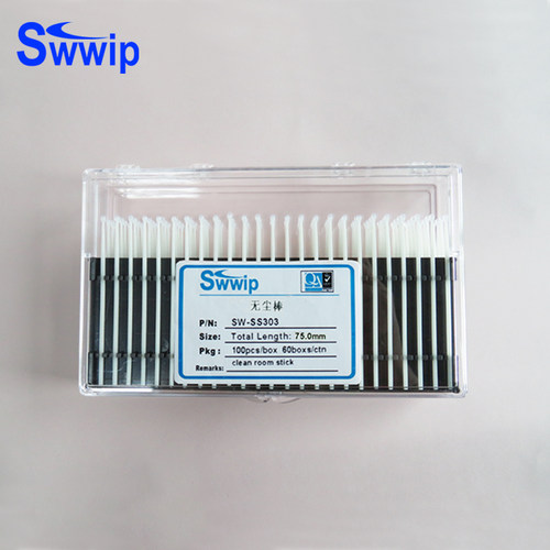 Swwip无尘棒SW-SS303透明硅无尘棒粘尘棒100支/盒 - 图1